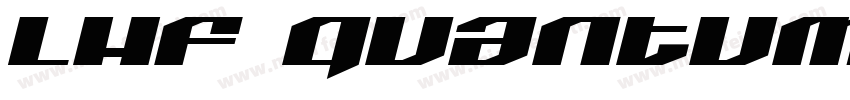 lhf quantum italic字体字体转换